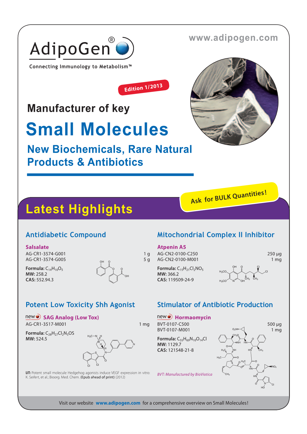 Flyer Adipogen 2012 Small Molecules 210X280 8S Final Lowres
