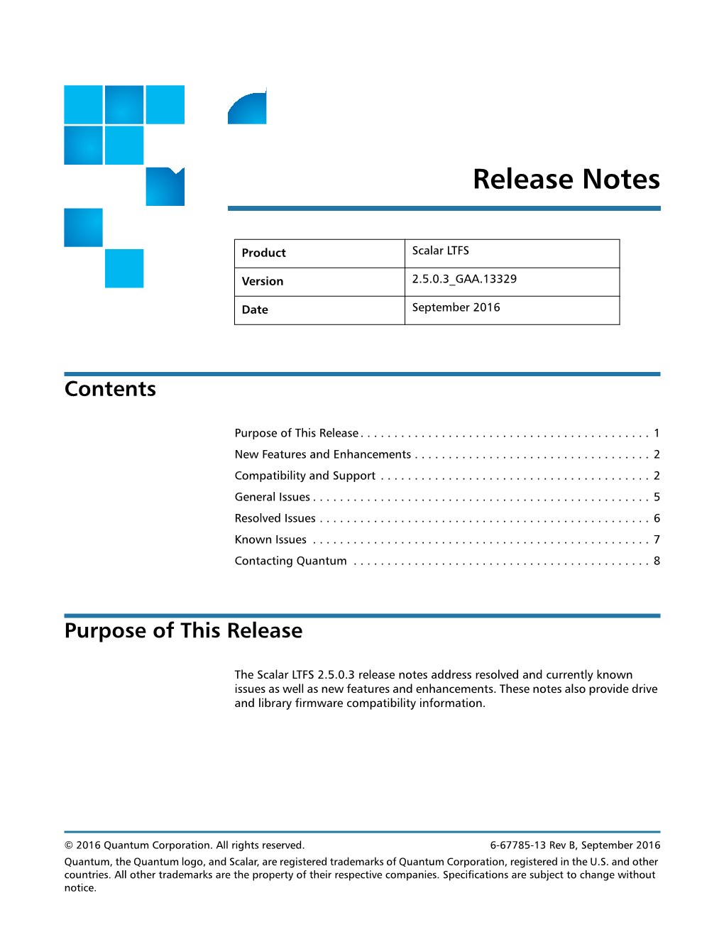 Scalar I6000 I10.1 Release Notes