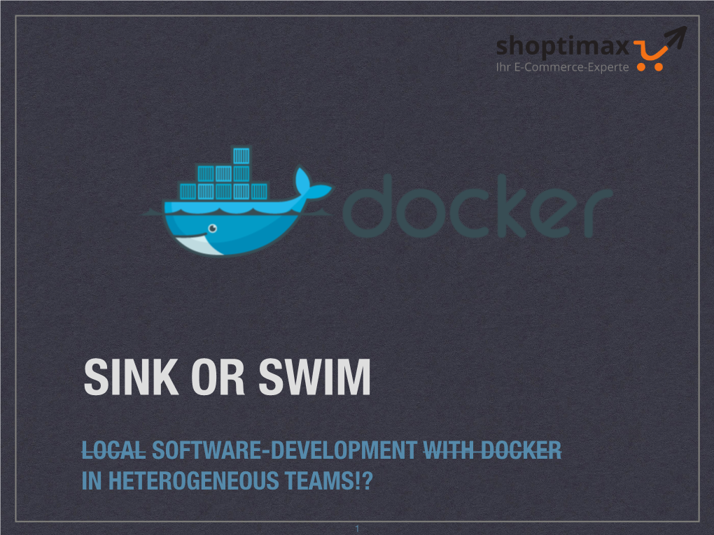 Local Software-Development with Docker in Heterogeneous Teams!?