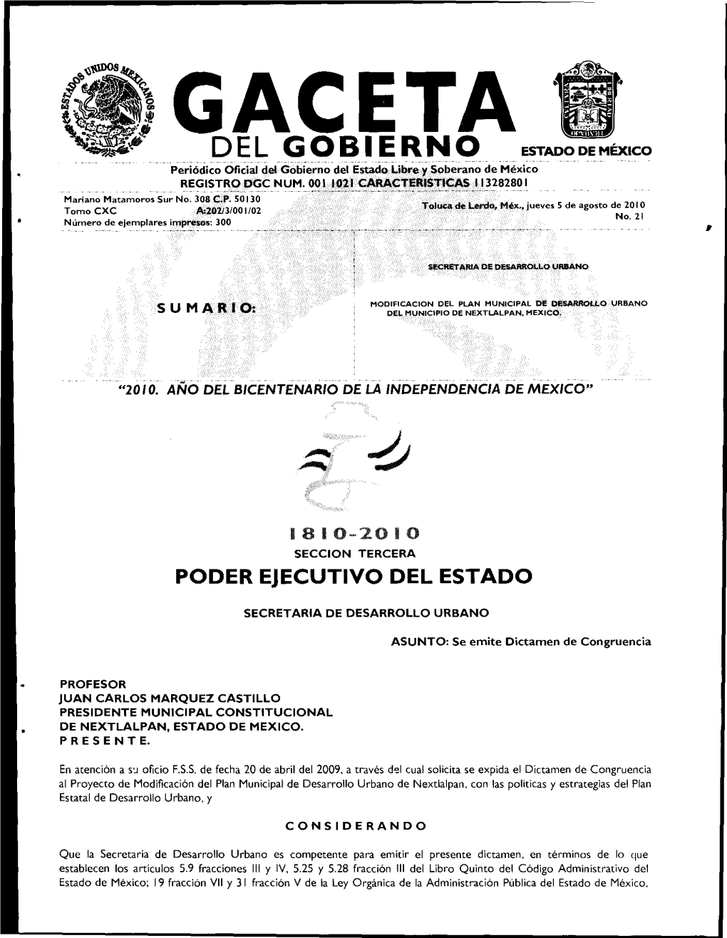 Plan Municipal De Desarrollo Urbano De Nextlalpan, Con Las Políticas Y Estrategias Del Plan Estatal De Desarrollo Urbano, Y