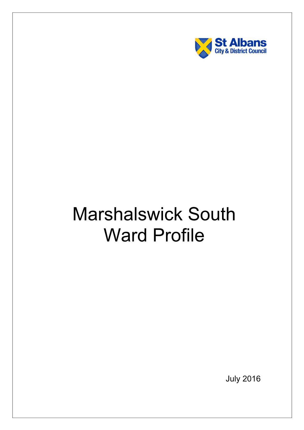 Marshalswick South Ward Profile
