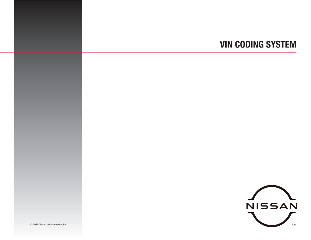 Vin Coding System