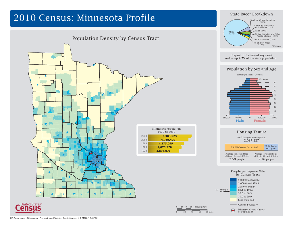 2010 Census: Minnesota Profile