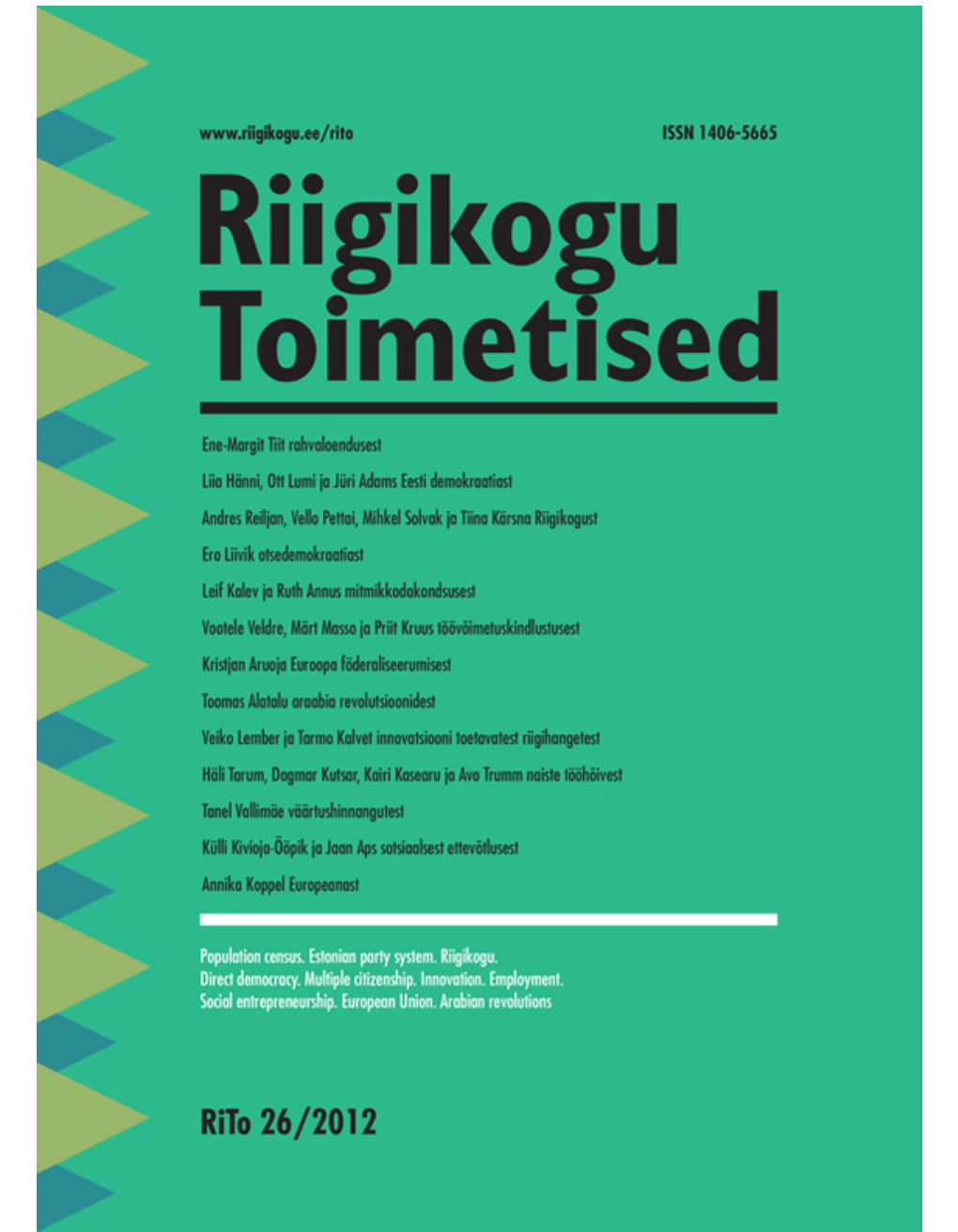 Riigikogu Toimetised 26