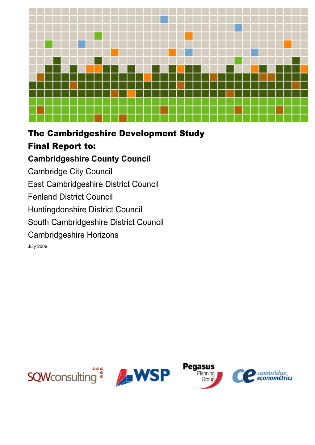 The Cambridgeshire Development Study Final Report To