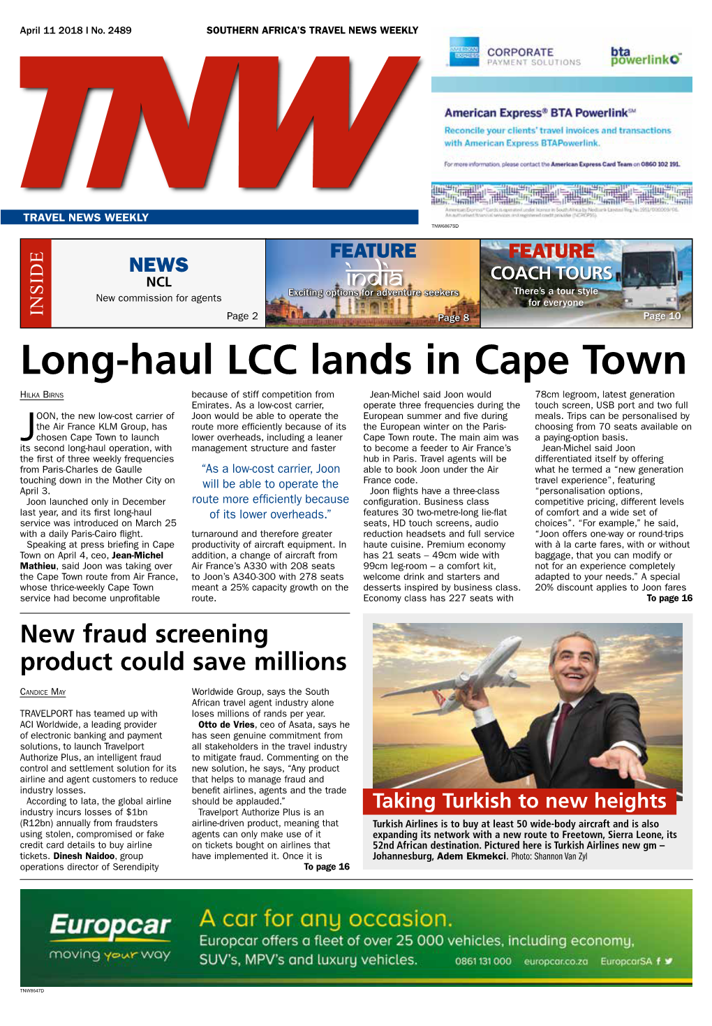 Long-Haul LCC Lands in Cape Town