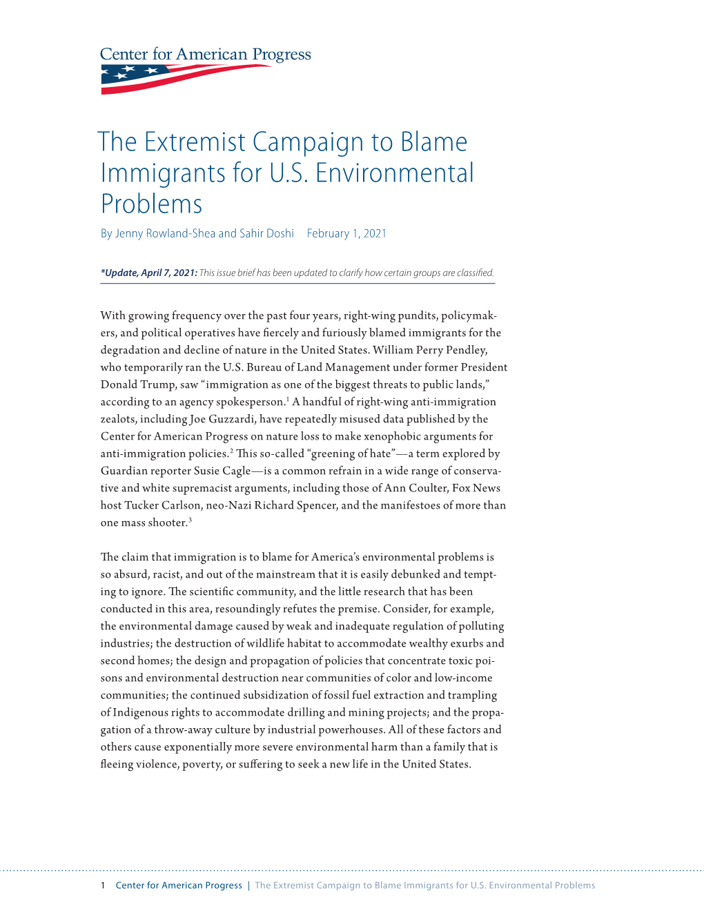 The Extremist Campaign to Blame Immigrants for U.S