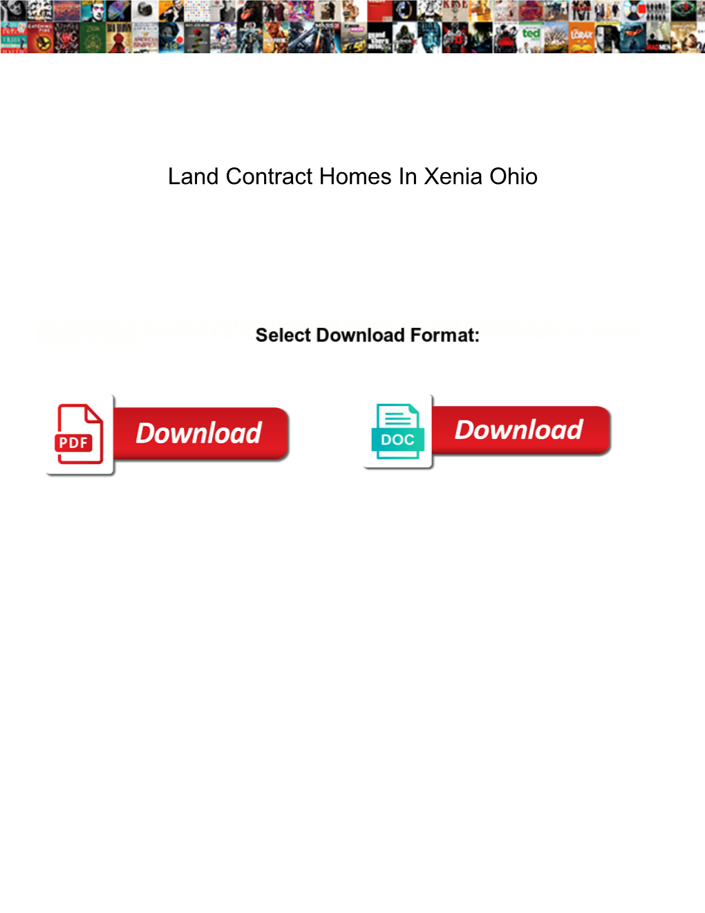 Land Contract Homes in Xenia Ohio