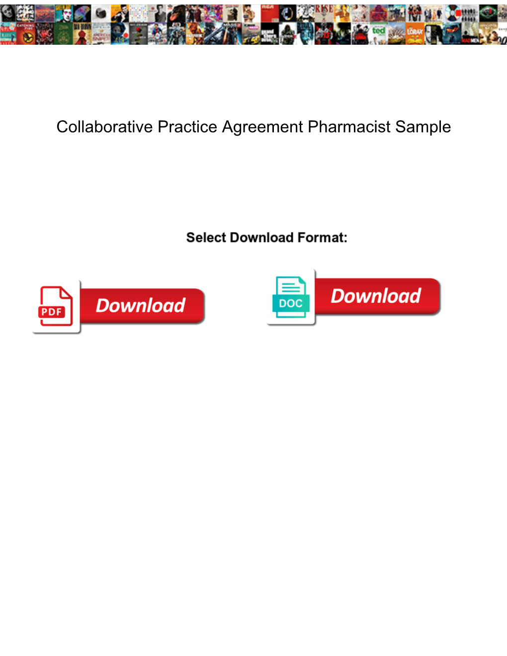 Collaborative Practice Agreement Pharmacist Sample