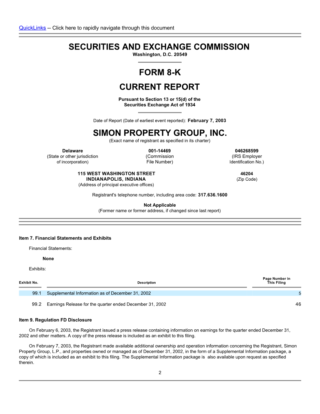 Securities and Exchange Commission Form 8-K