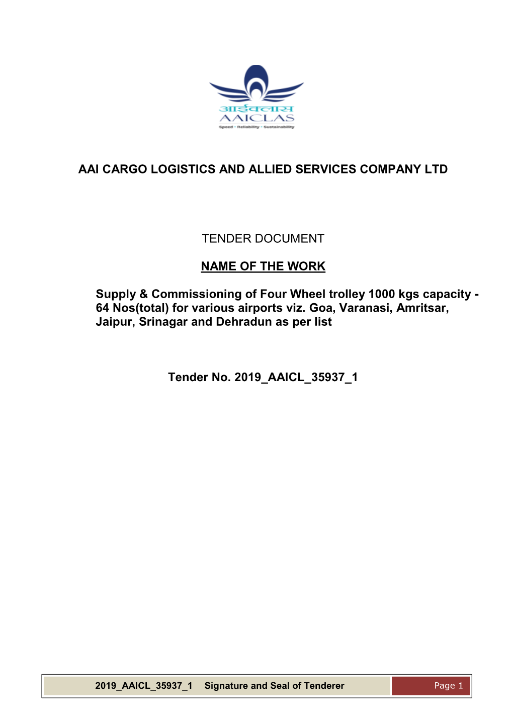 Aai Cargo Logistics and Allied Services Company Ltd