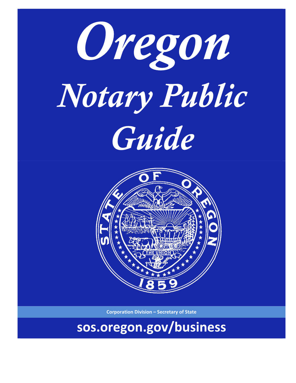 Oregon Notary Public Guide