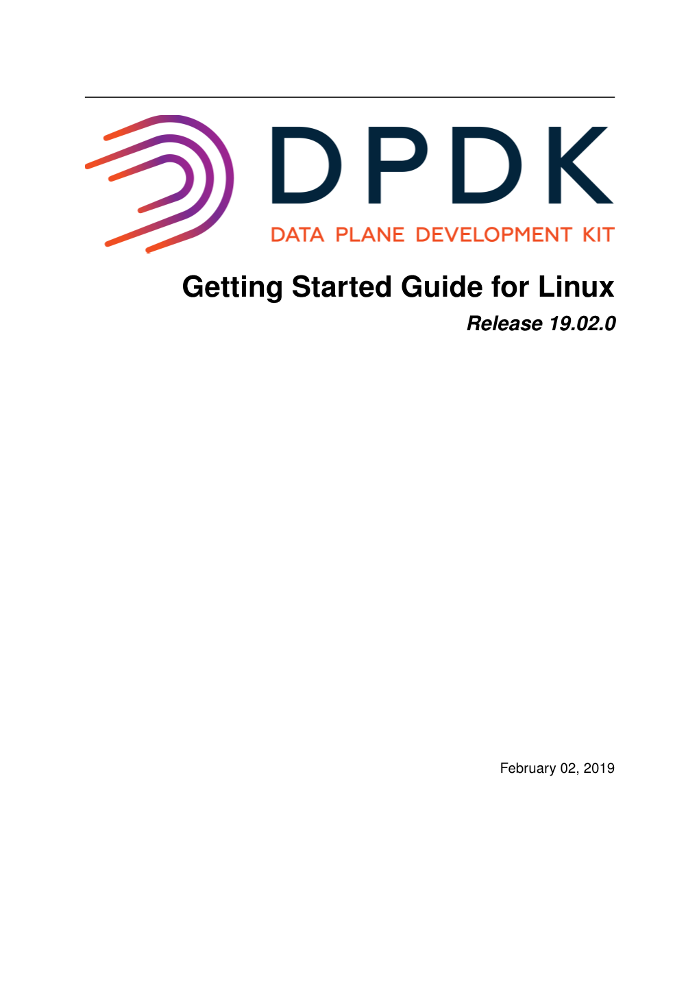 Getting Started Guide for Linux Release 19.02.0