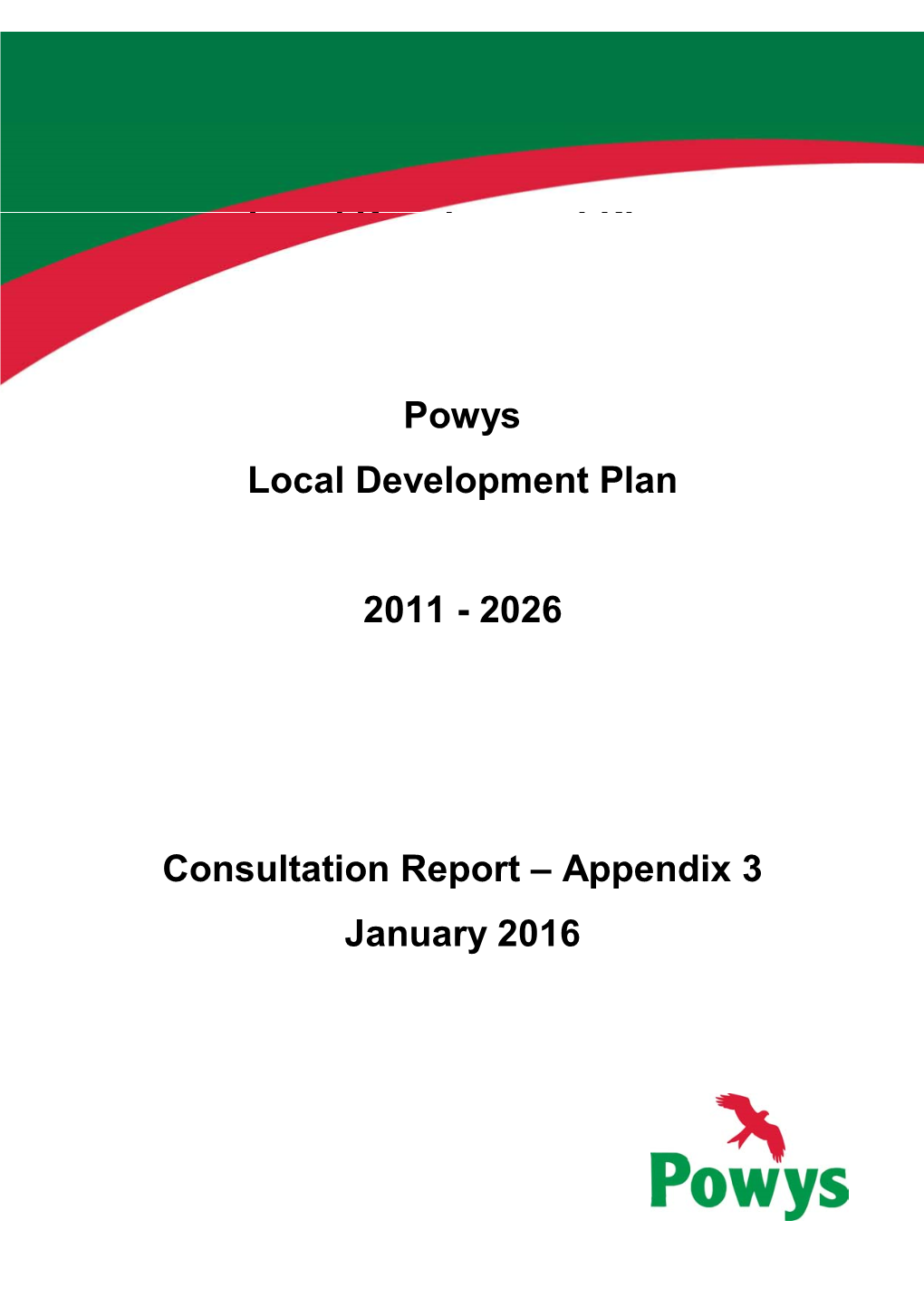 Consultation Report Introductory Text