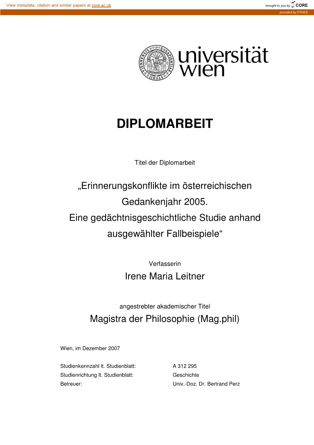 Diplomarbeit