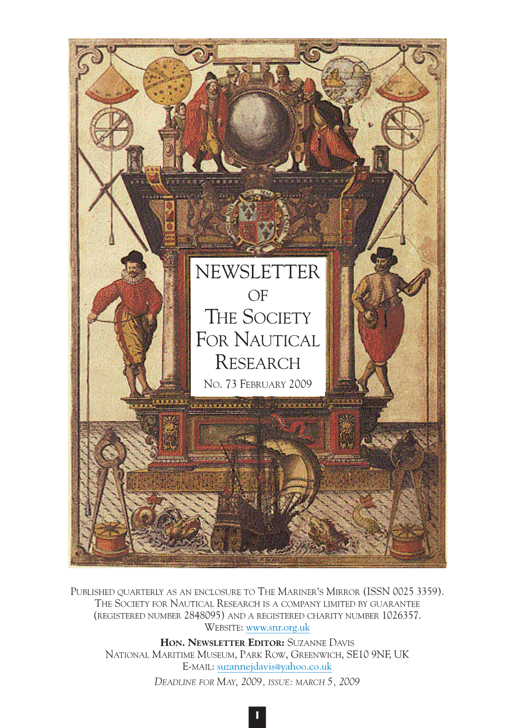 Newsletter of the Society for Nautical Research No