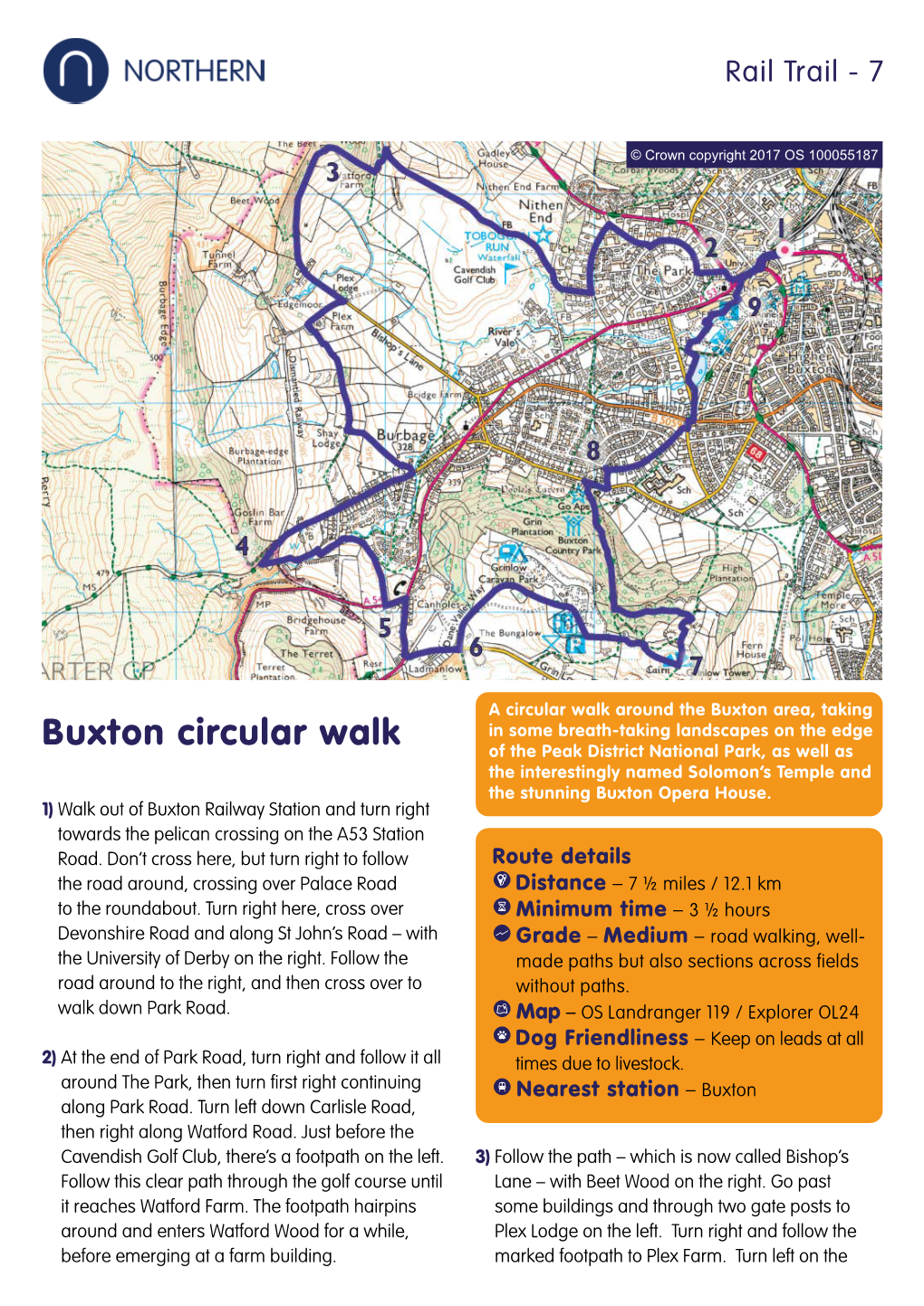 Buxton Circular Walk of the Peak District National Park, As Well As the Interestingly Named Solomon’S Temple and the Stunning Buxton Opera House