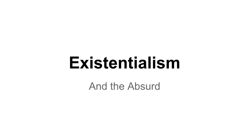 Existentialism.Pdf