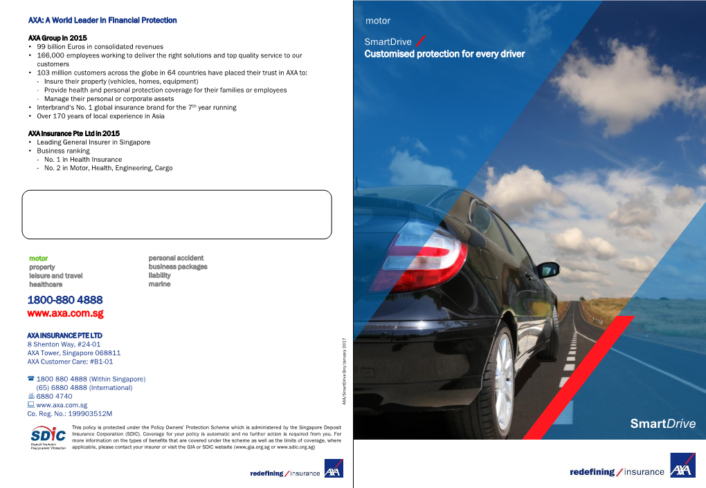 AXA Smartdrive Brochure