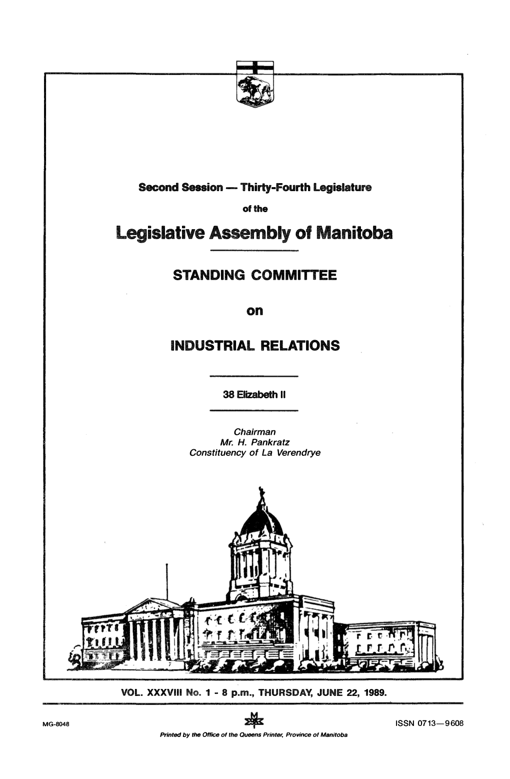 Legislative Assembly of Manitoba