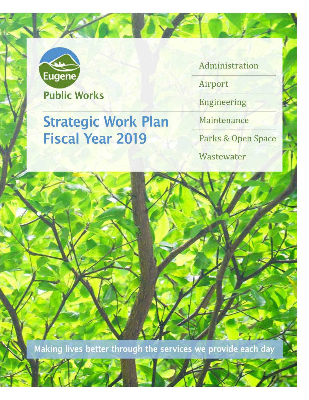 PW 2019 Work Plan