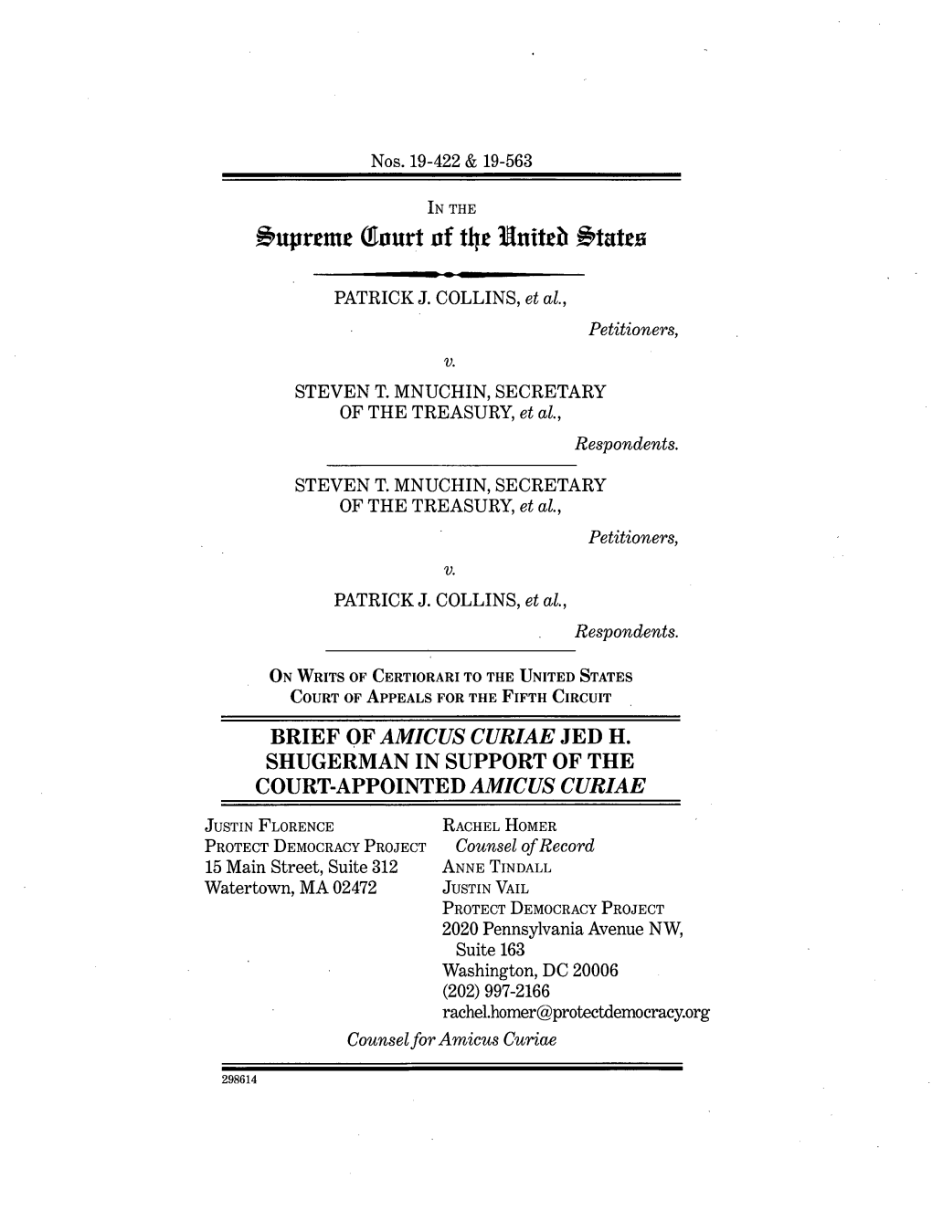 Amicus Briefs in This Case