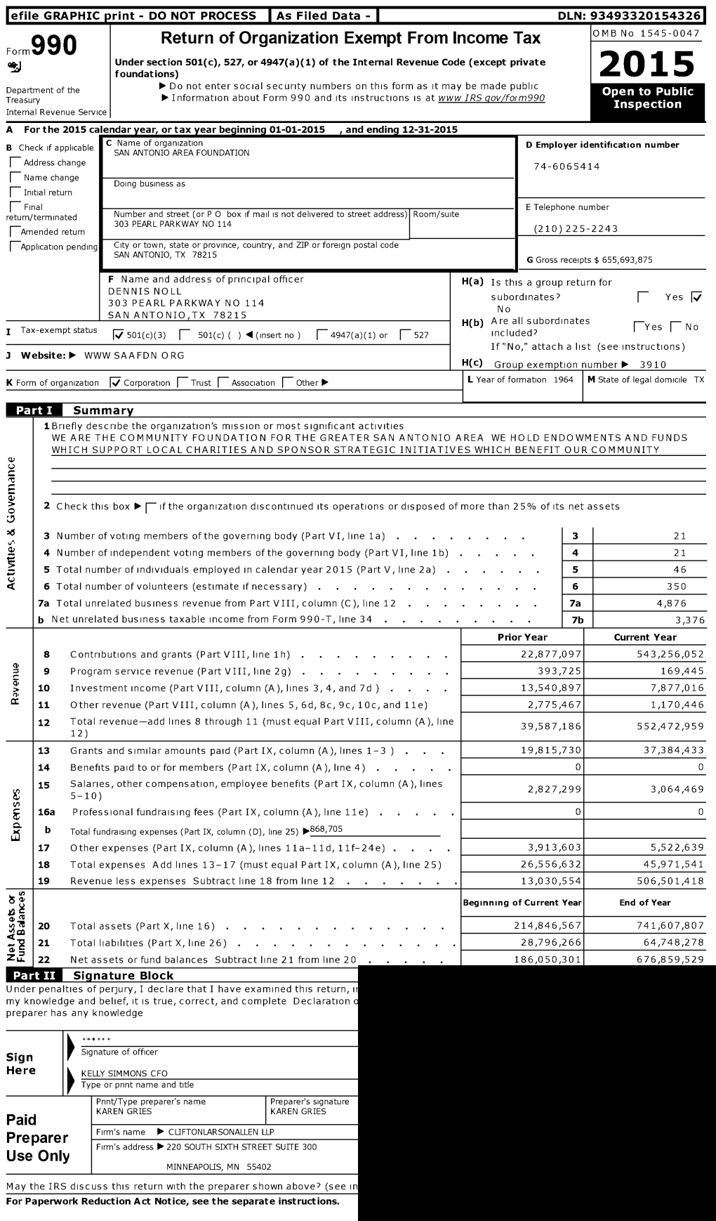 Return of Organization Exempt from Income