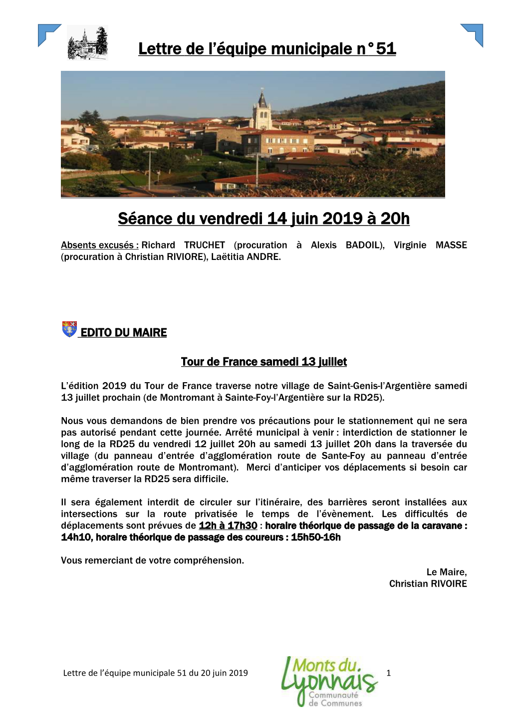 Lettre EM 51 2019