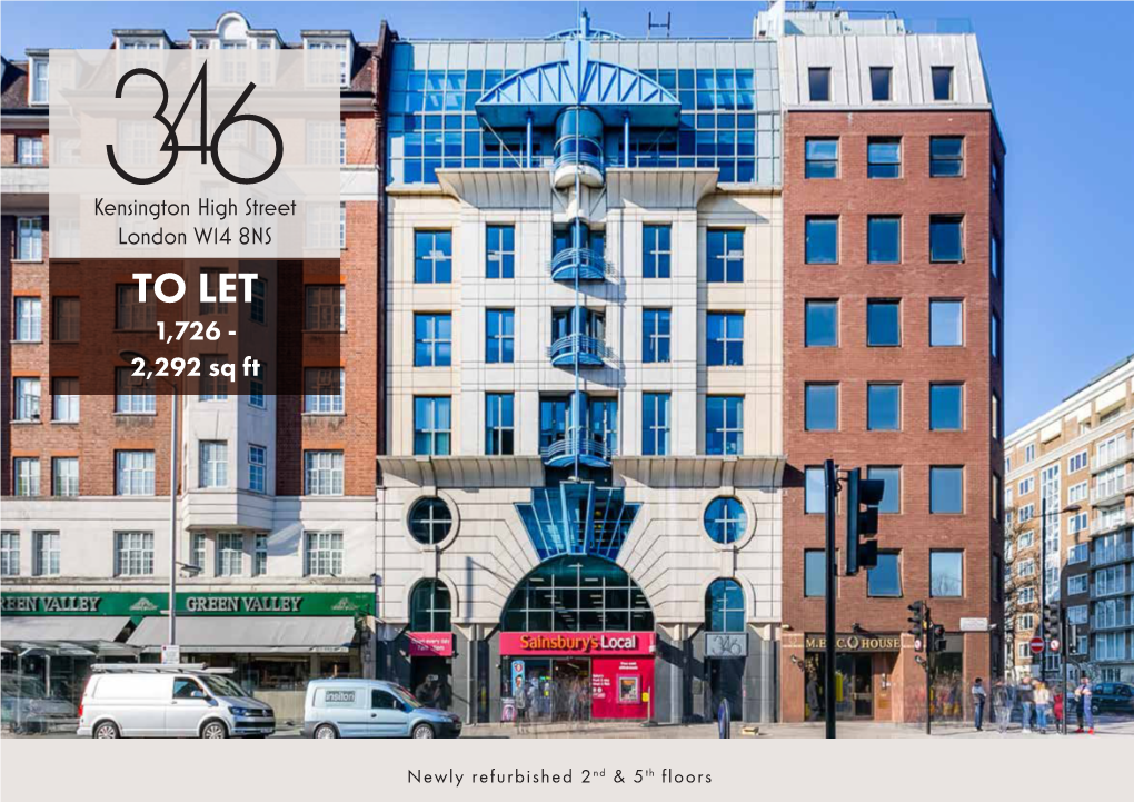 Ton High Street London W14 8NS to LET 1,726 - 2,292 Sq Ft