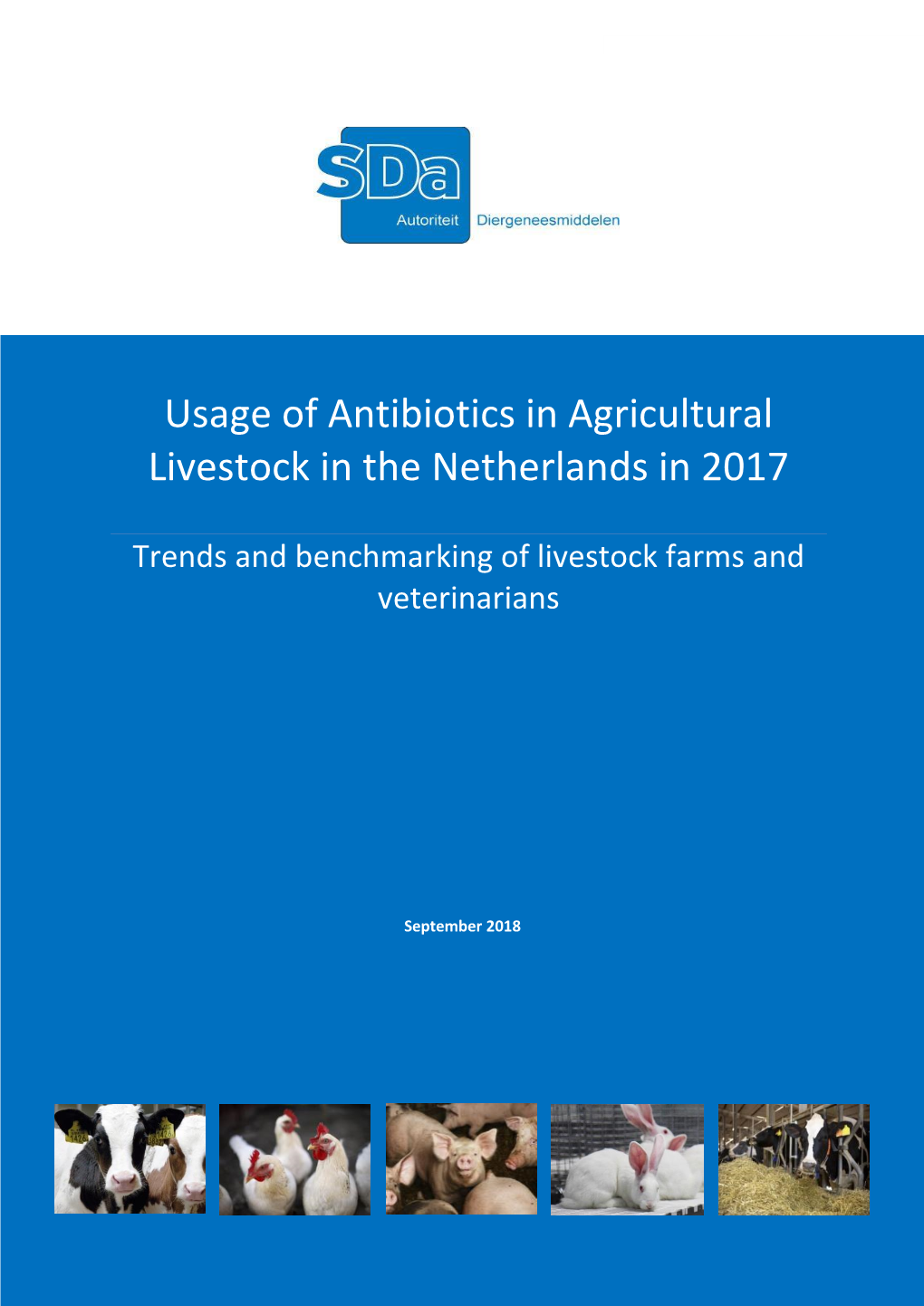 Usage of Antibiotics in Agricultural Livestock in the Netherlands in 2017