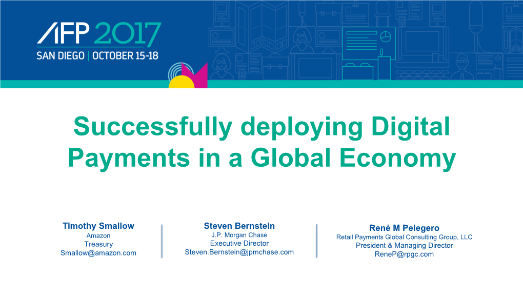 Successfully Deploying Digital Payments in a Global Economy