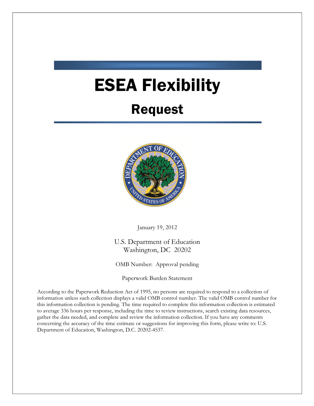 Tennessee ESEA Flexibility Request