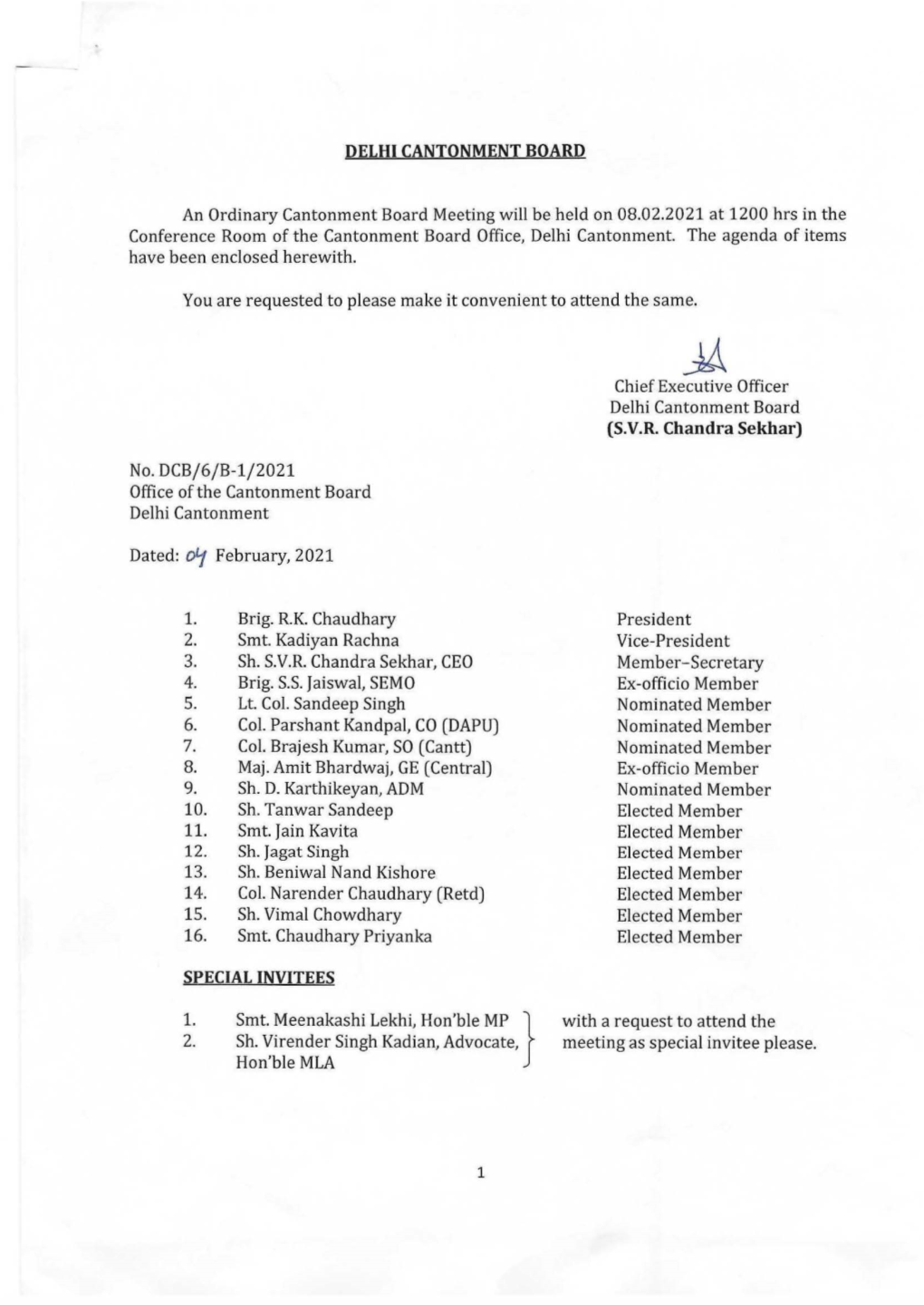 Delhi Cantonment Board