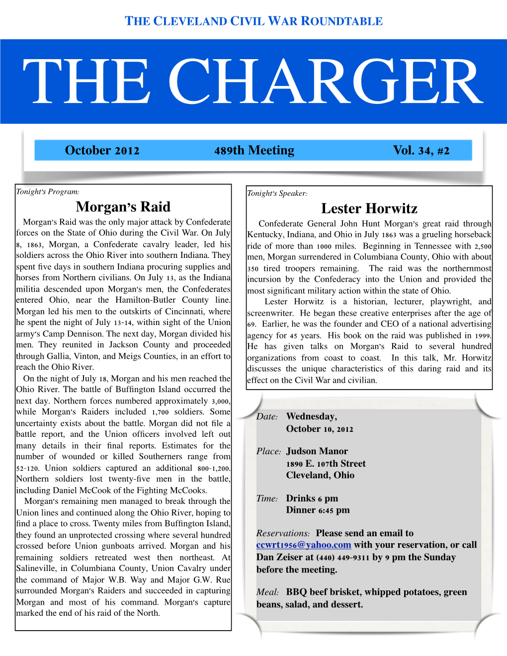 CHARGER, October 2012