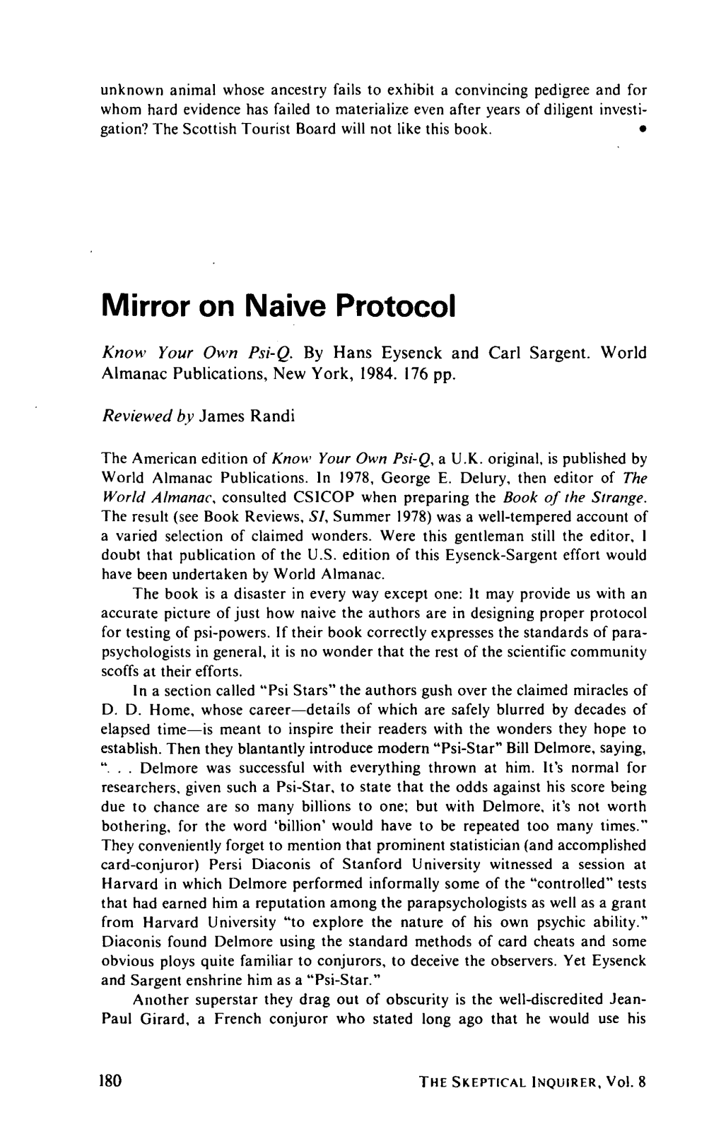 Mirror on Naive Protocol