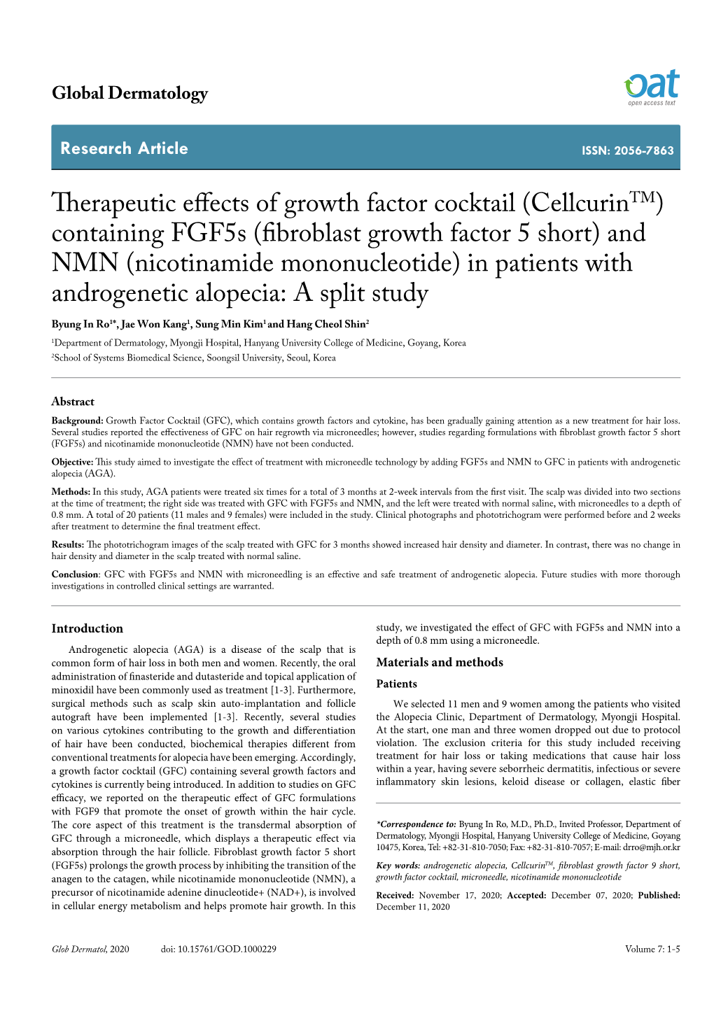 Fibroblast Growth Factor 5 Short