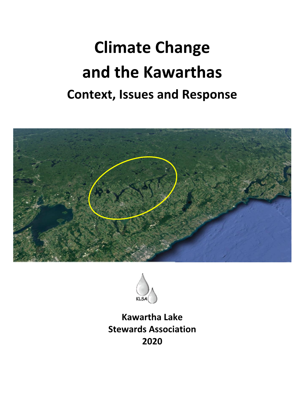 Climate Change and the Kawarthas, Context, Issues and Response