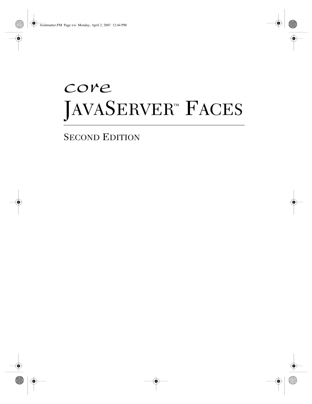 Javaserver™ Faces