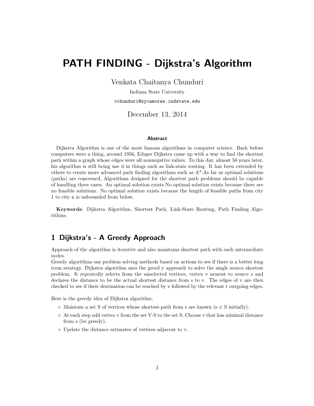 PATH FINDING - Dijkstra’S Algorithm