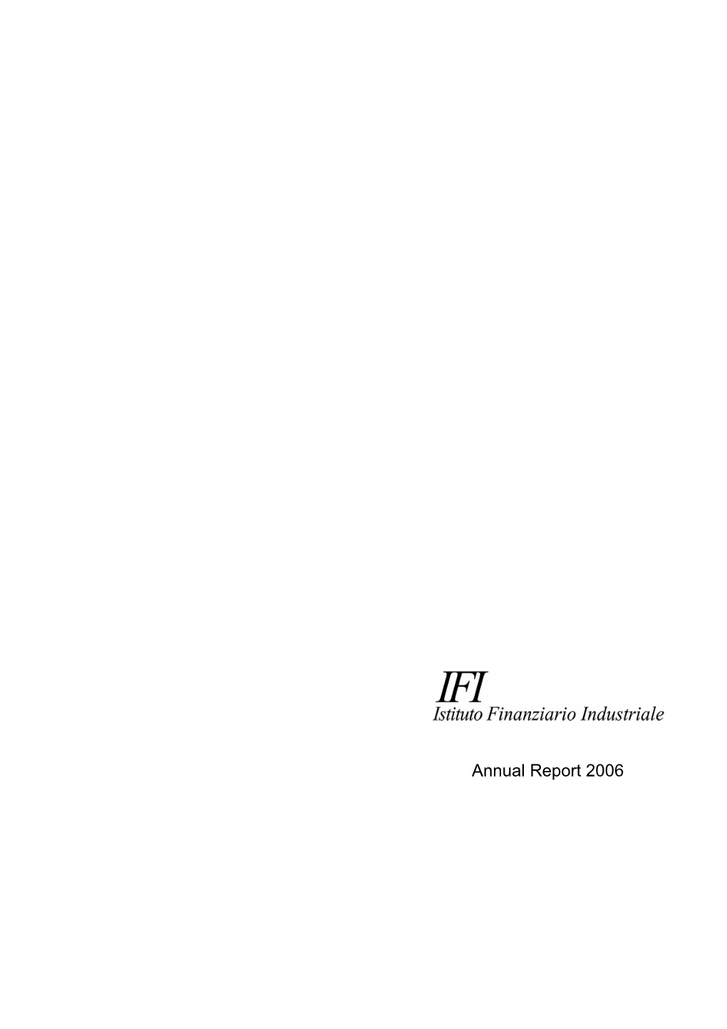 IFI Annual Report 2006