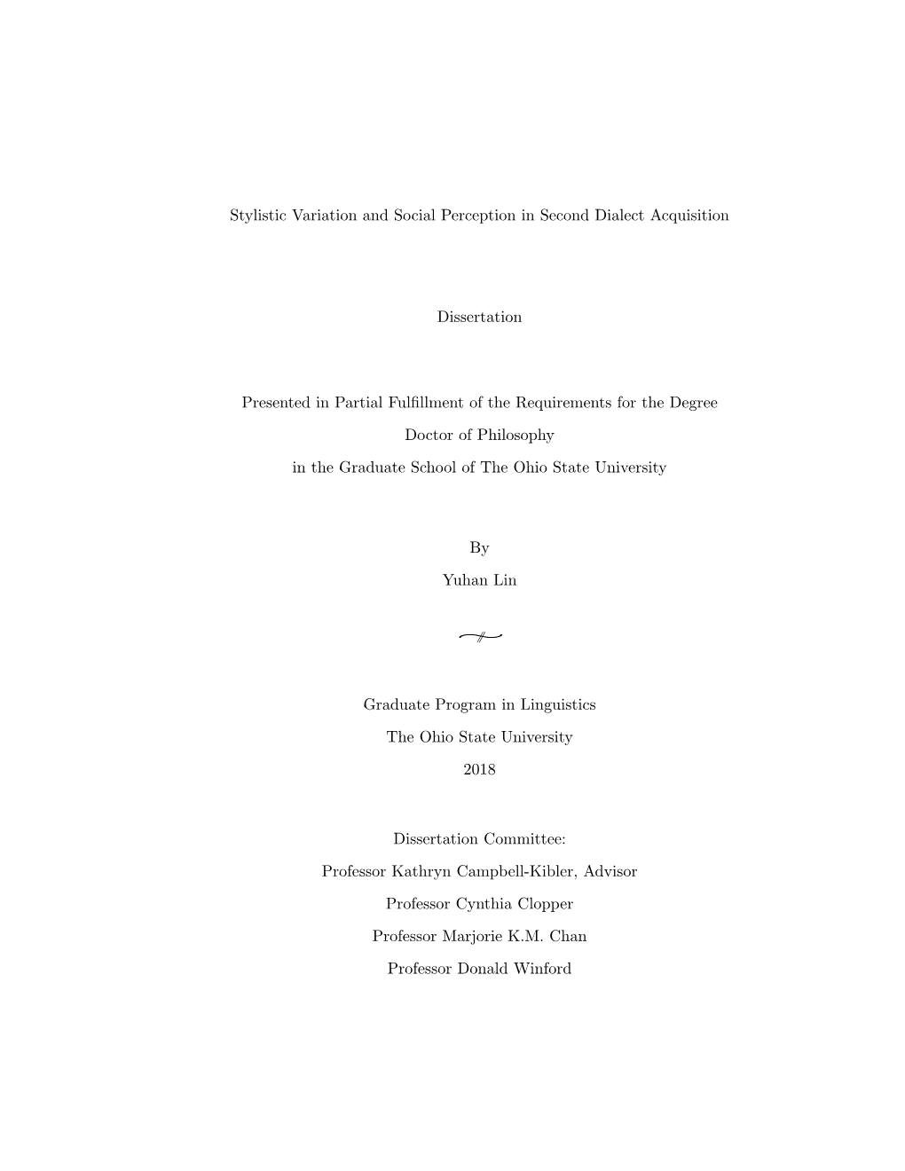 Stylistic Variation and Social Perception in Second Dialect Acquisition