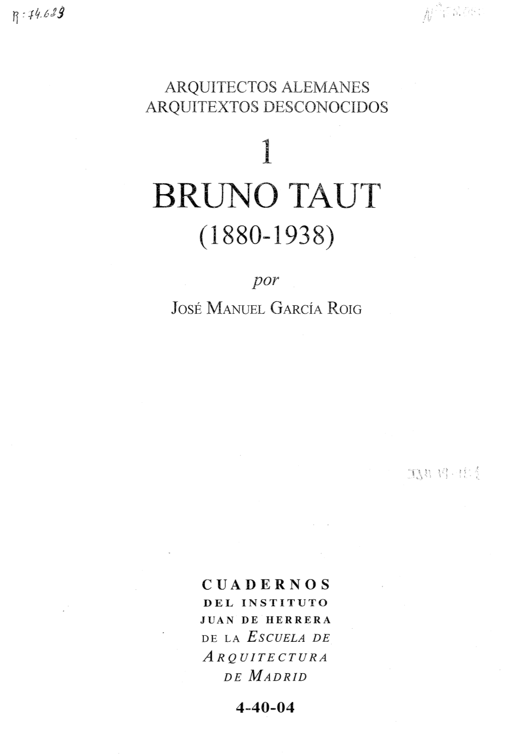 Brunotaut (1880-1938)