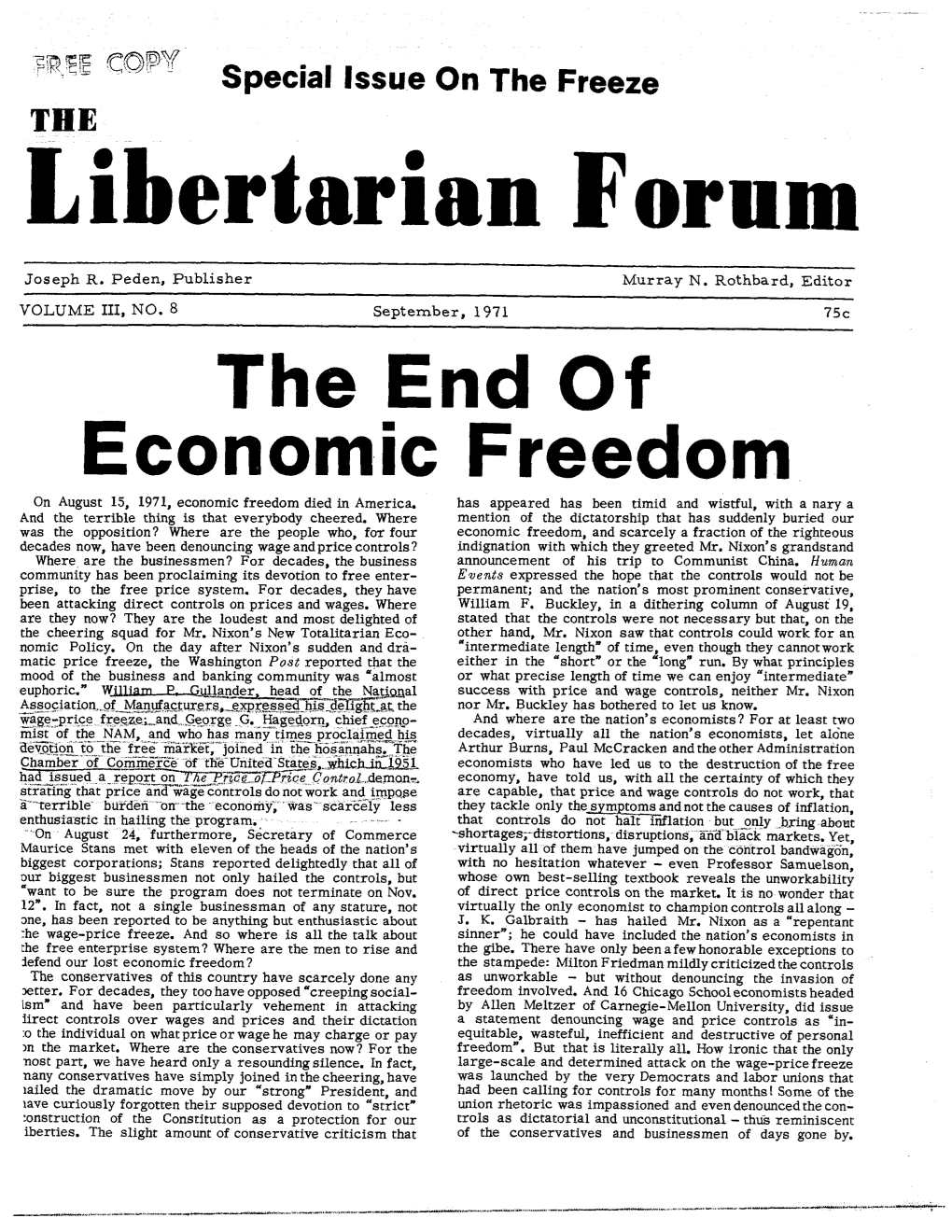 Libertarian Forum