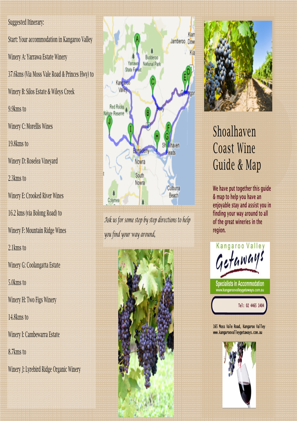Shoalhaven Coast Wine Guide &
