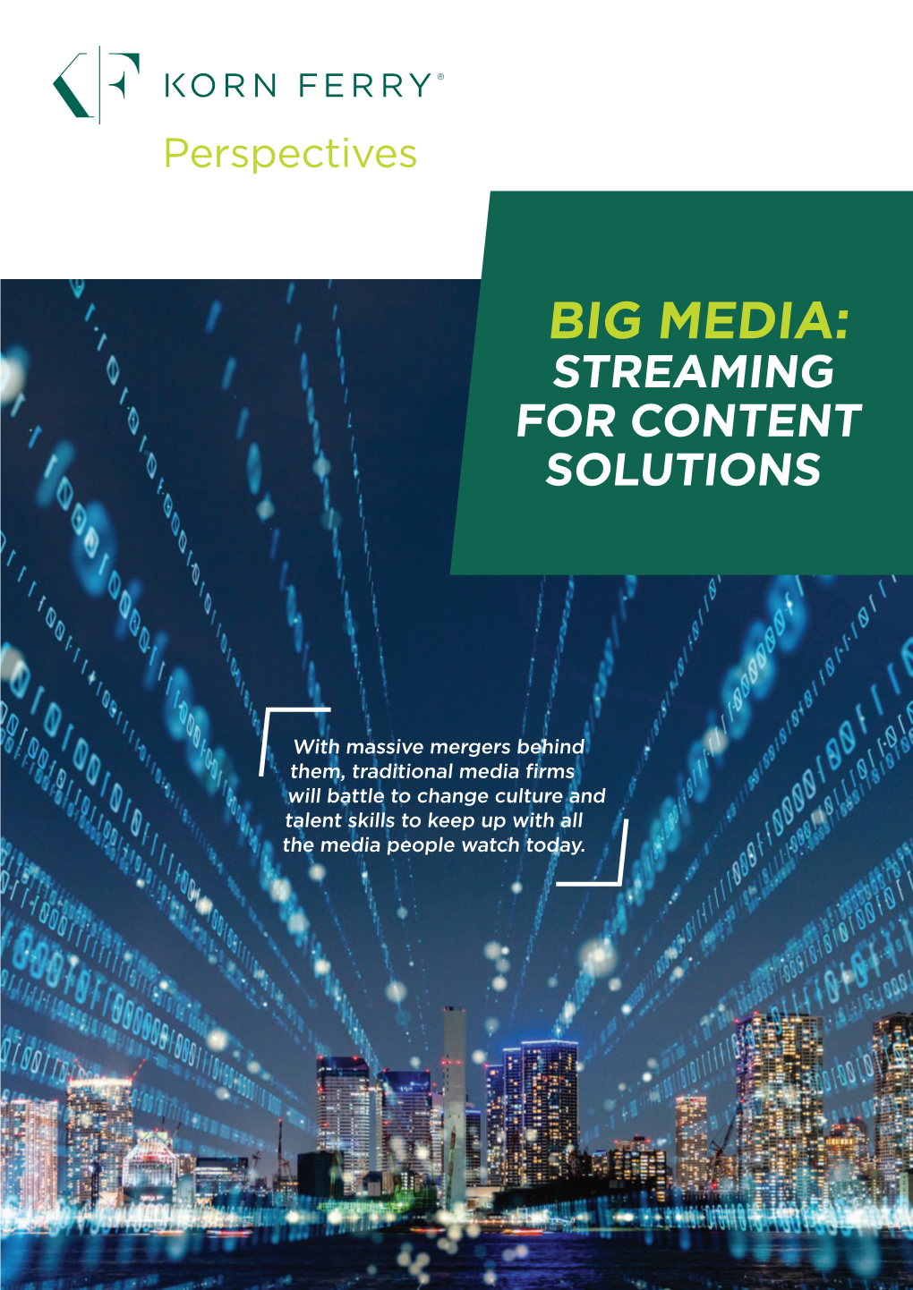 Big Media: Streaming for Content Solutions