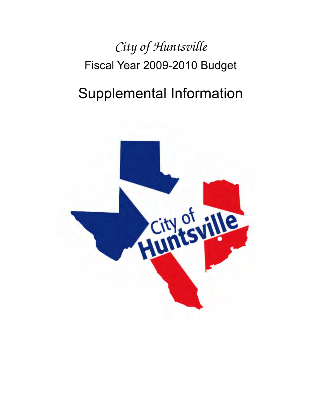 Fiscal Year 2009-2010 Budget