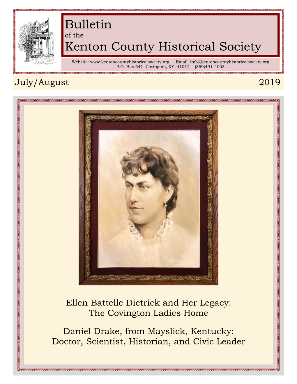 Ellen Battelle Dietrick and Her Legacy: the Covington Ladies Home