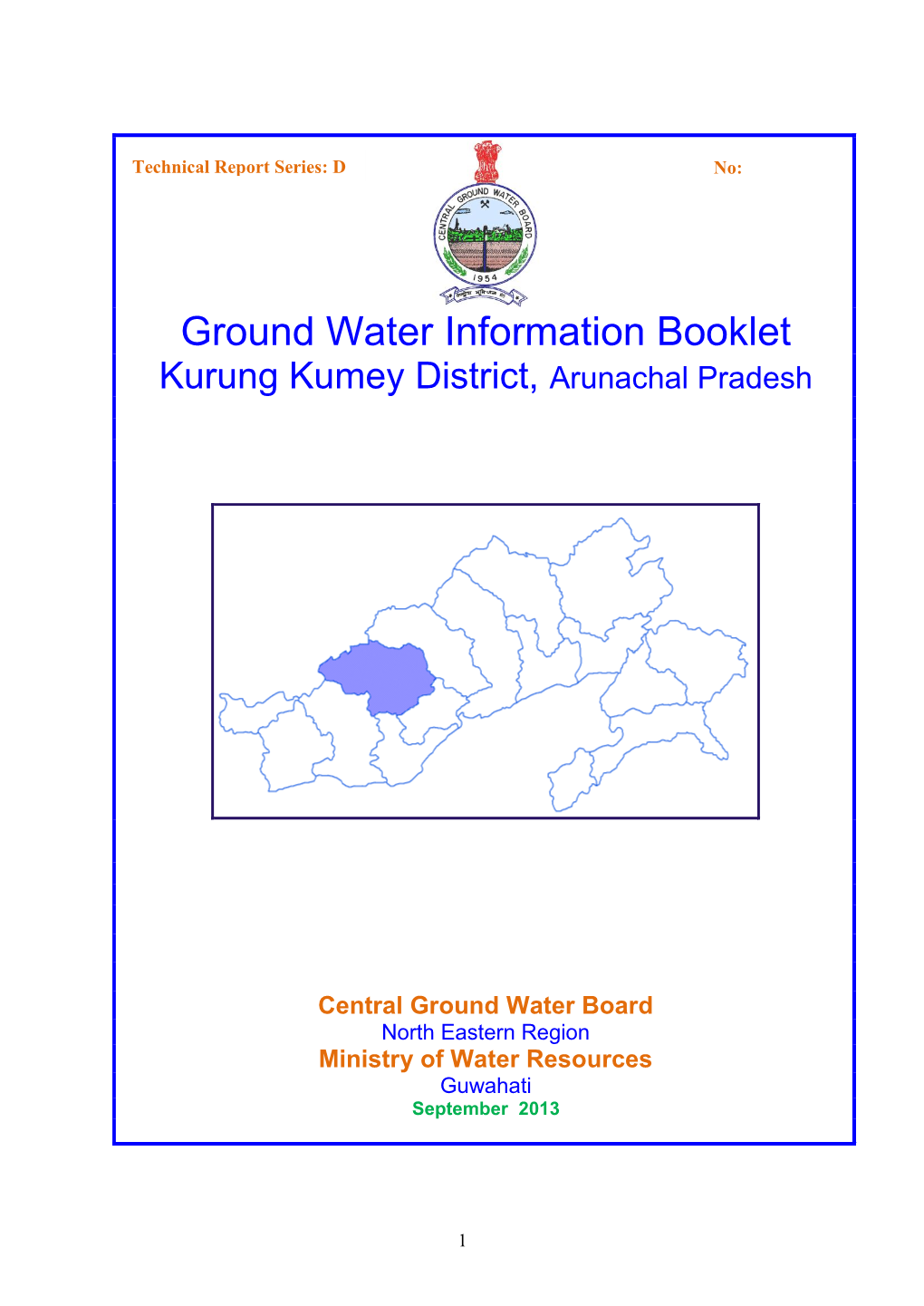 Brochure of Papumpare District