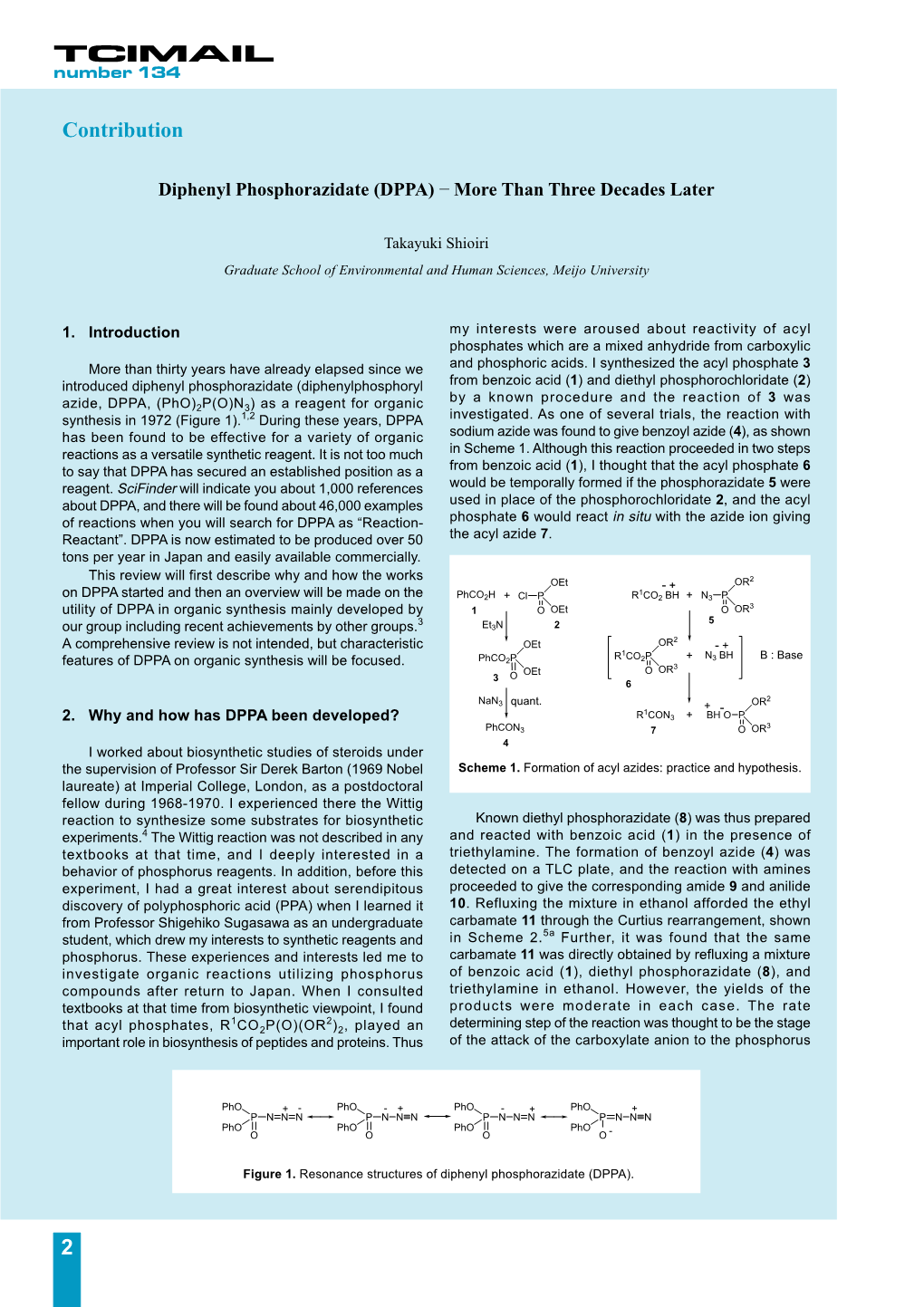 Research Articles Diphenyl Phosphorazidate (DPPA) − More