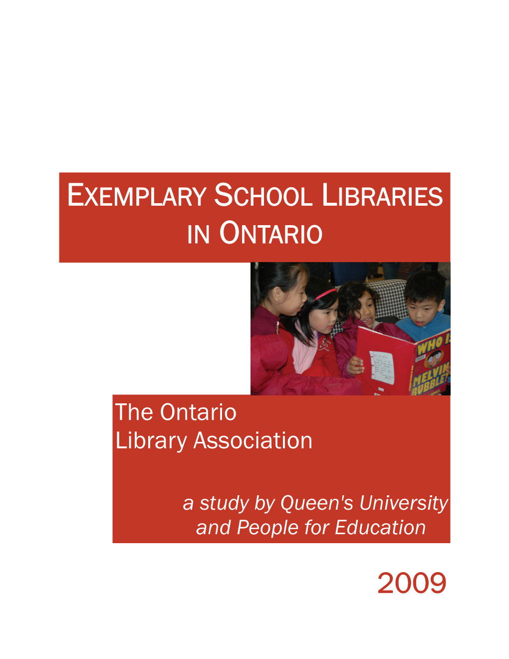 Exemplary School Libraries in Ontario